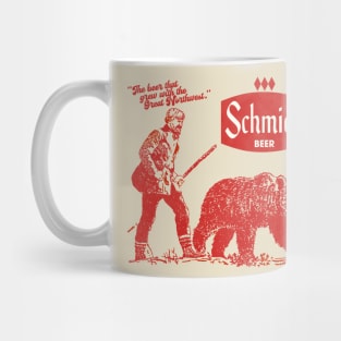 Schmidt Grizzly Man Retro Defunct Beer Mug